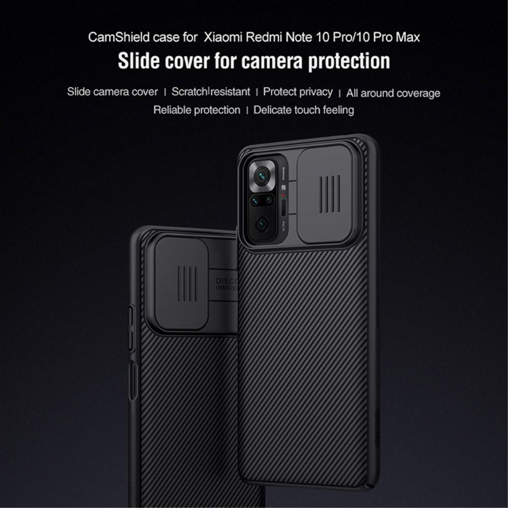 CamShield Deksel Xiaomi Redmi Note 10 Pro/Redmi Note 10 Pro Max Svart