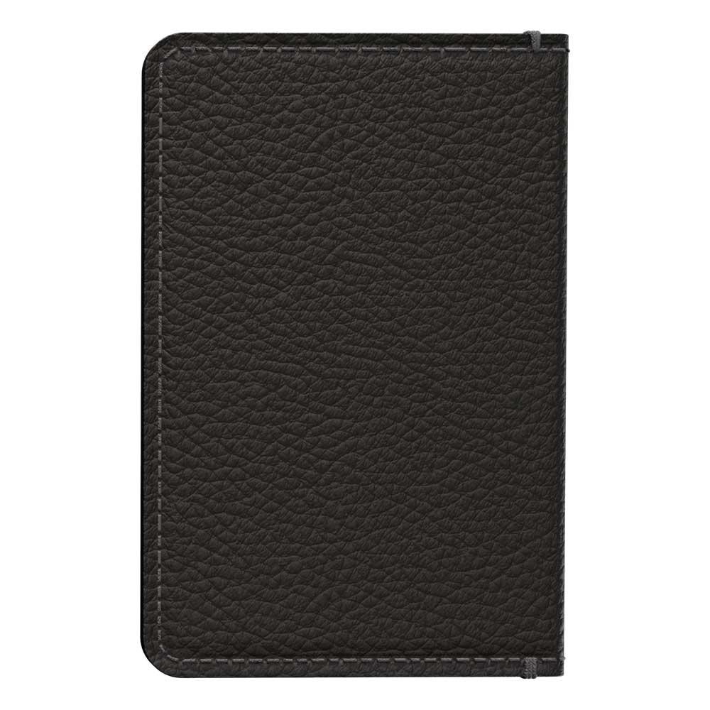 Thin Card Holder Black Leather