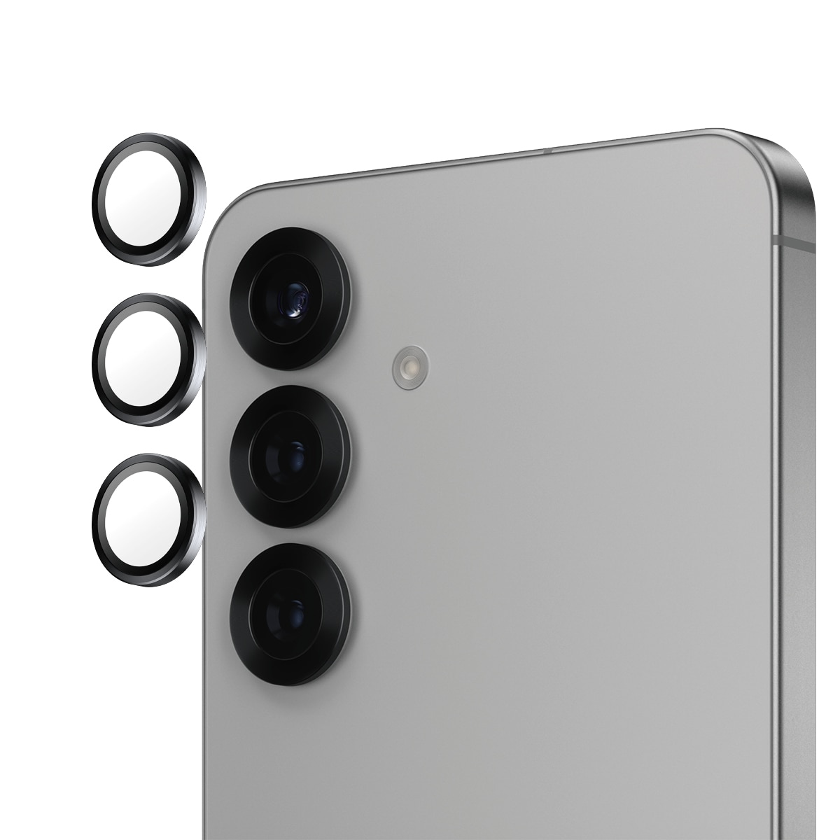 Samsung Galaxy S25 Edge Hoops Camera Lens Protector Svart