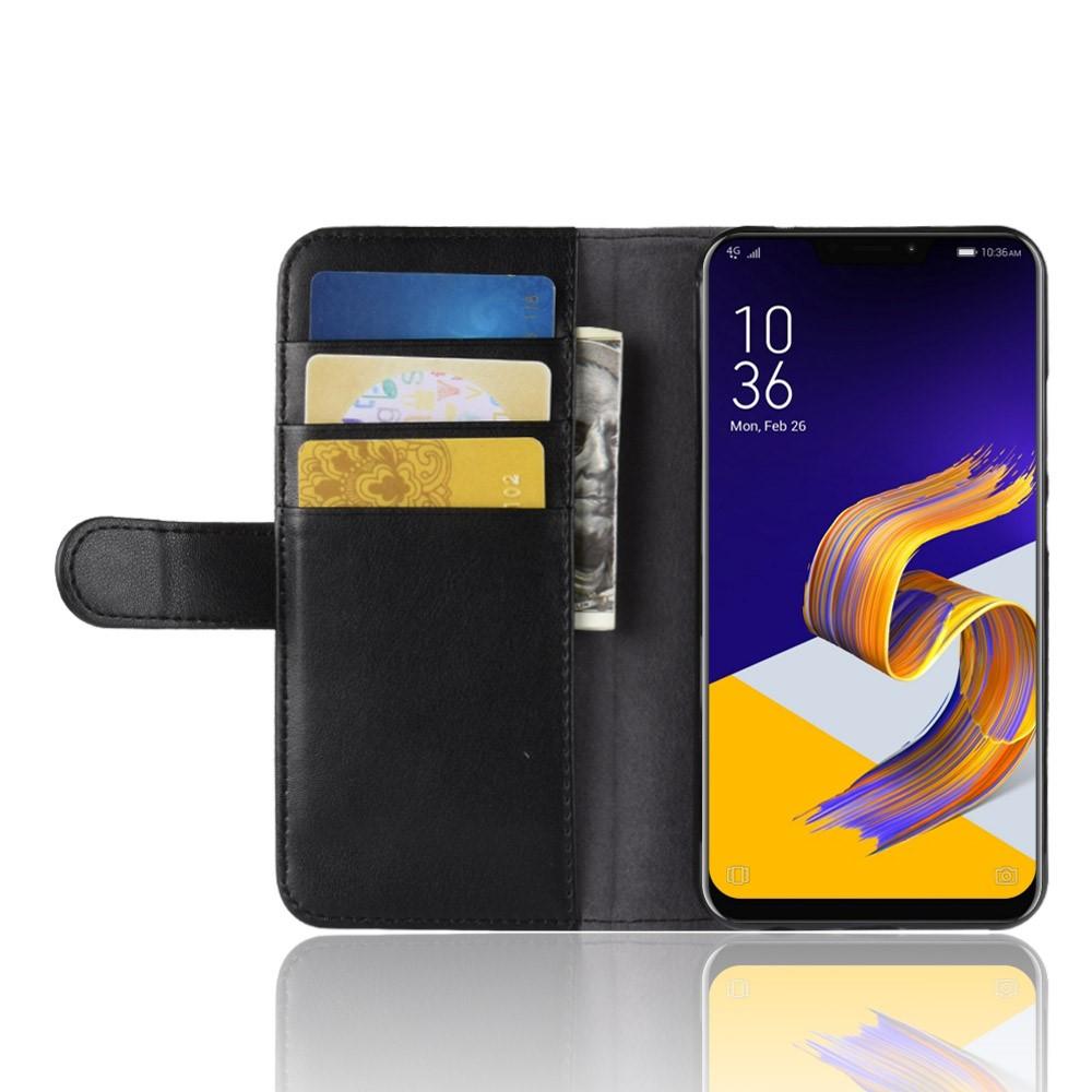 Ekte Lærveske Asus ZenFone 5/5Z svart