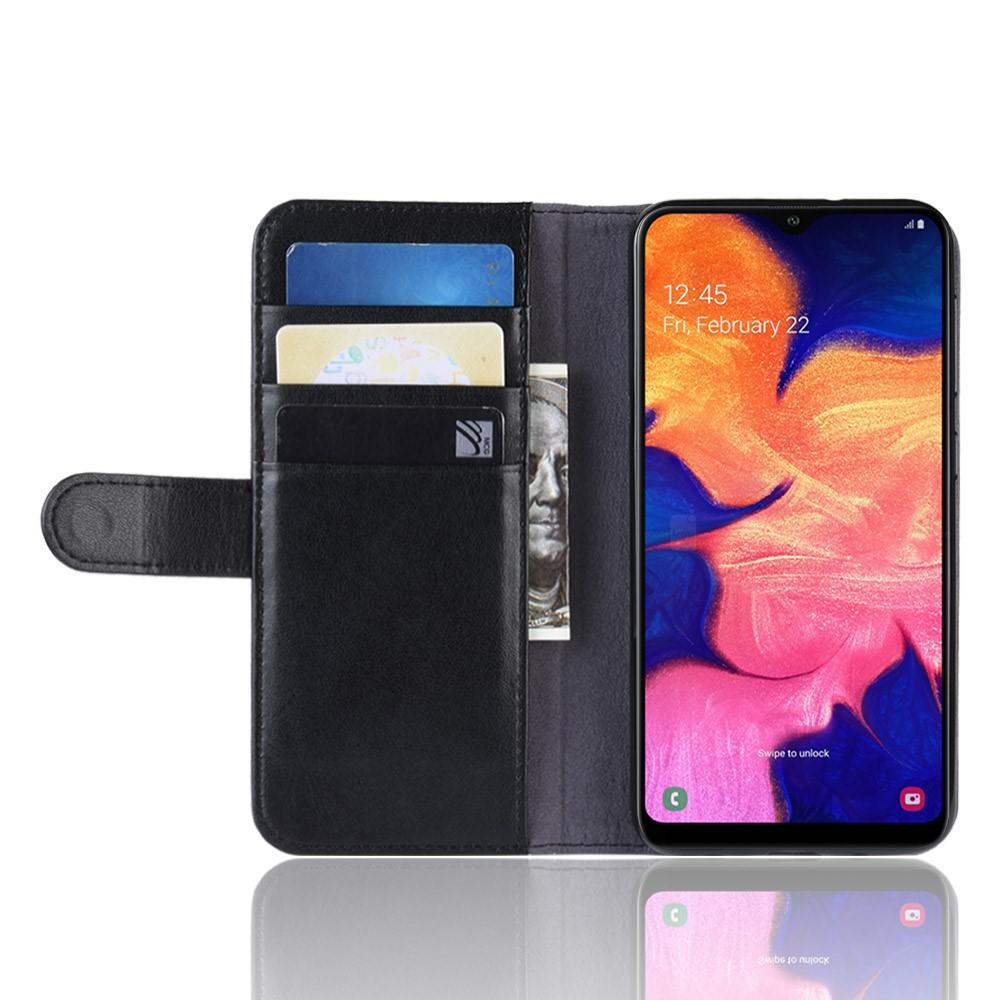 Ekte Lærveske Samsung Galaxy A10 Svart