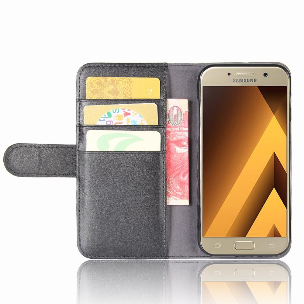 Ekte Lærveske Samsung Galaxy A5 2017 Svart