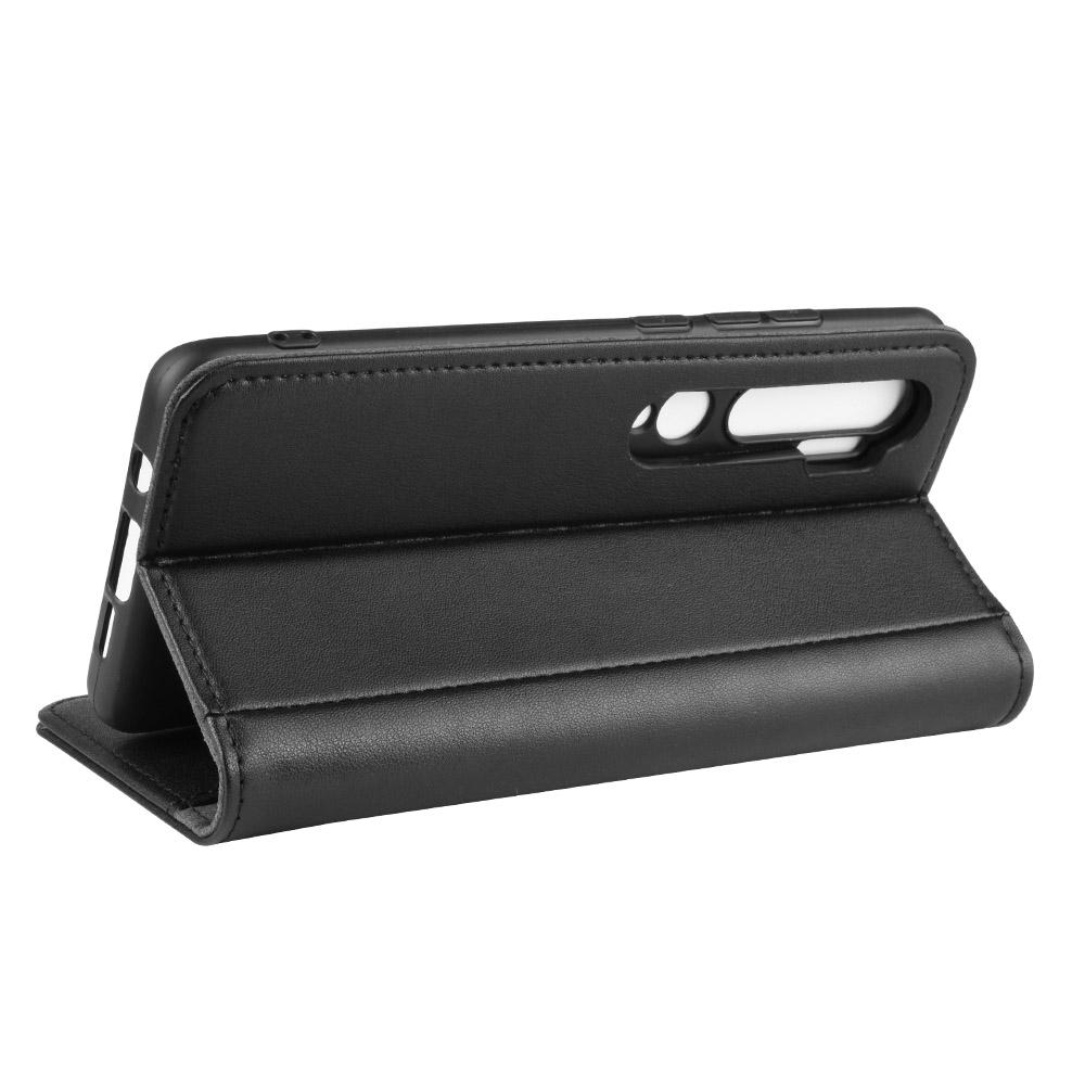 Ekte Lærveske Xiaomi Mi Note 10/10 Pro Svart