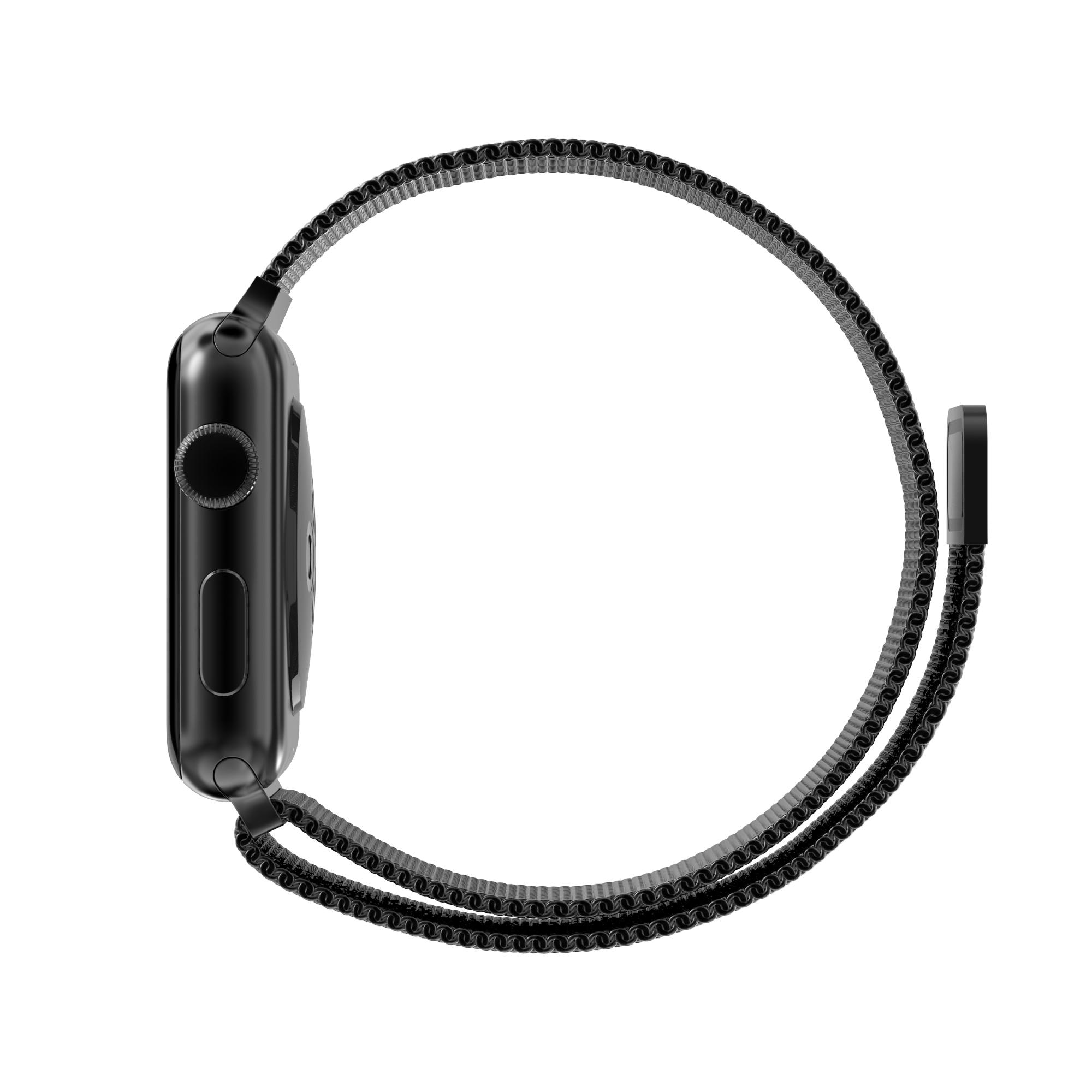 Apple Watch SE 40mm Reim Milanese Loop svart