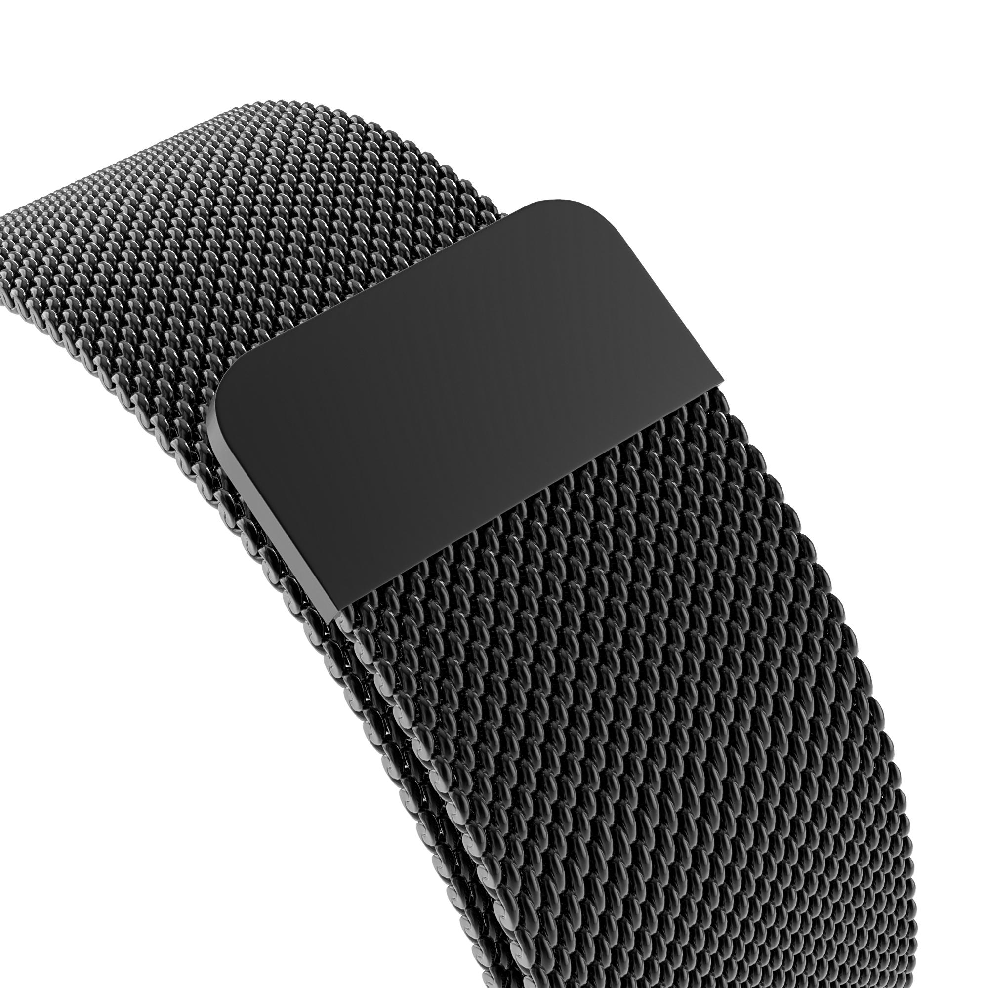 Apple Watch 45mm Series 7 Reim Milanese Loop svart