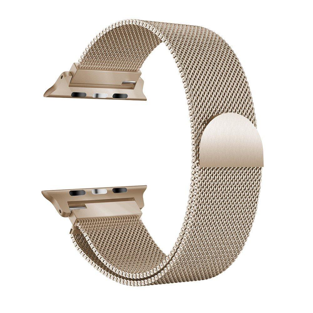 Apple Watch 45mm Series 8 Reim Milanese Loop champagnegull