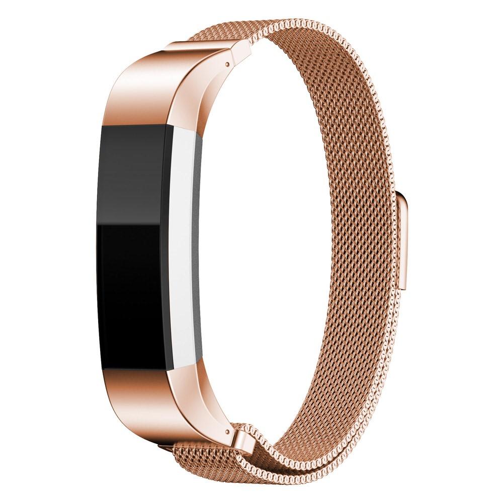 Fitbit Alta/Alta HR Reim Milanese Loop rosegull