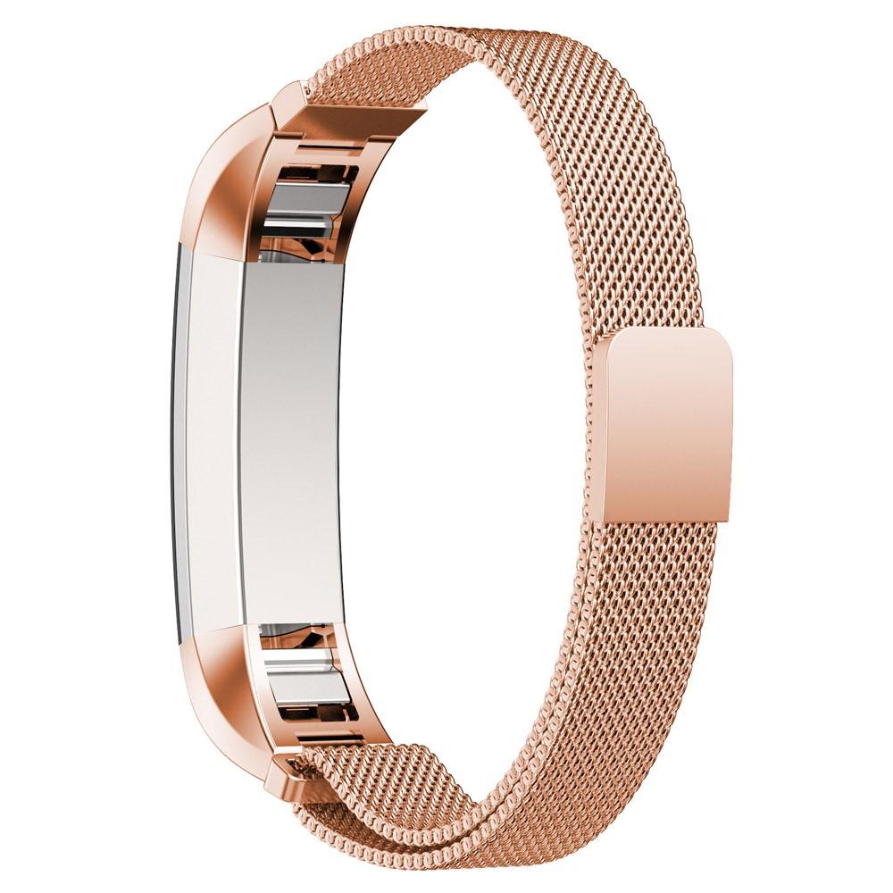 Fitbit Alta/Alta HR Reim Milanese Loop rosegull