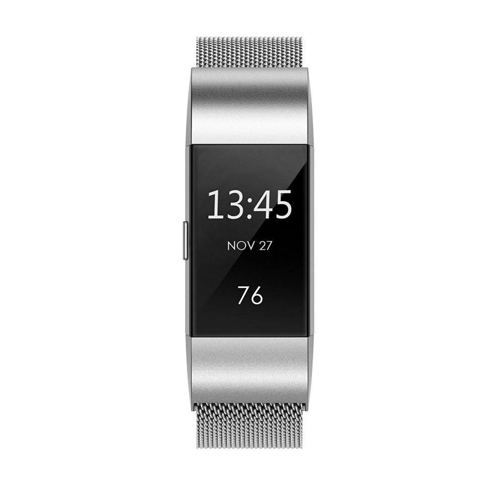 Fitbit Charge 2 Reim Milanese Loop Sølv