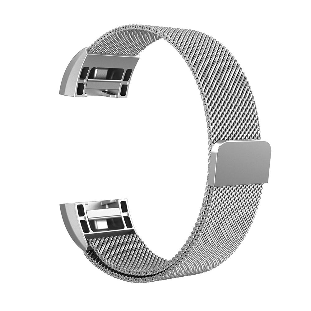 Fitbit Charge 2 Reim Milanese Loop Sølv