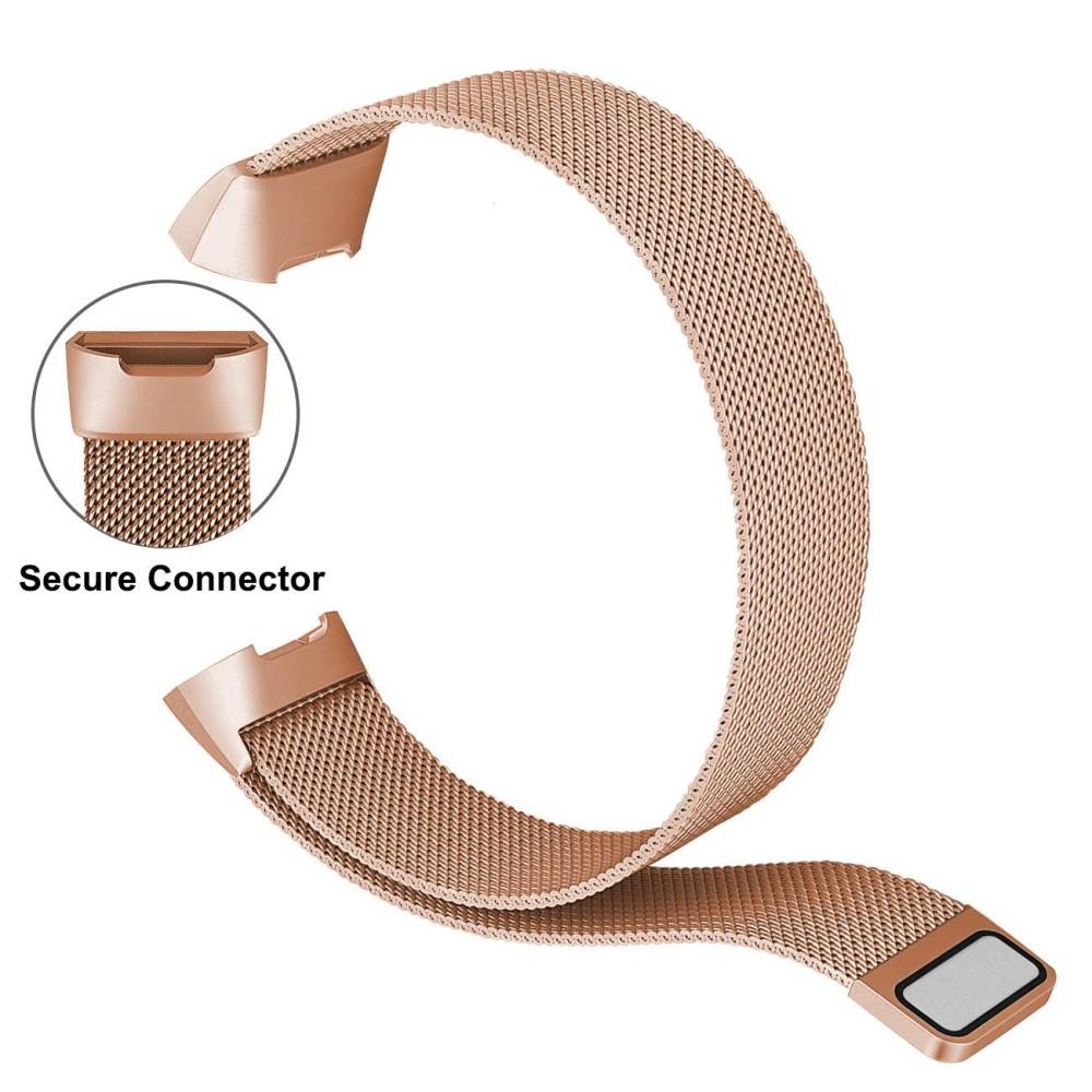 Fitbit Charge 3/4 Reim Milanese Loop rosegull