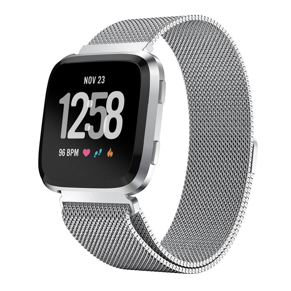 Fitbit Versa/Versa 2 Reim Milanese Loop sølv