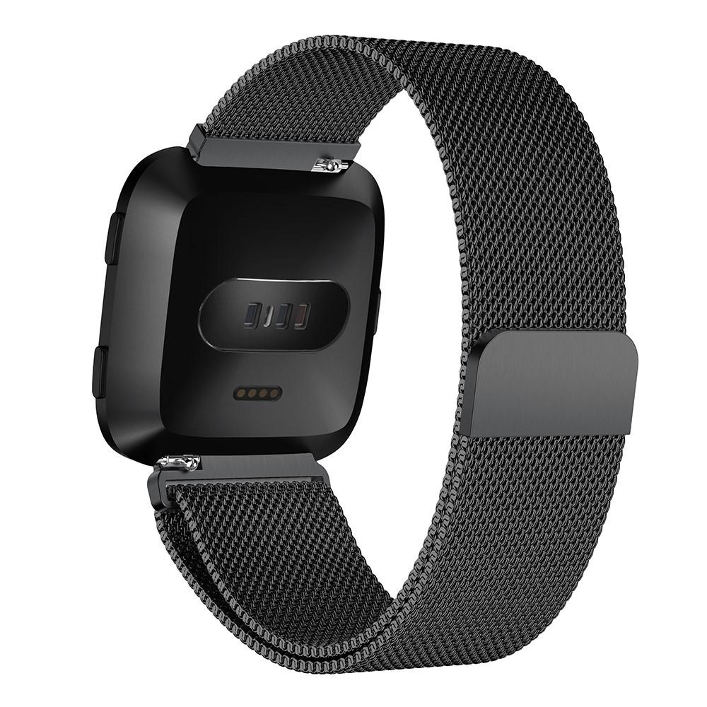 Fitbit Versa/Versa 2 Reim Milanese Loop svart