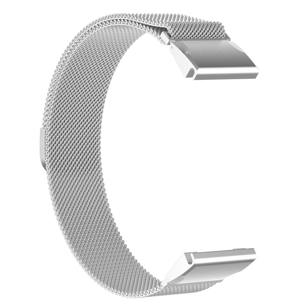 Armbånd Milanese Loop Garmin Fenix 5S/5S Plus sølv