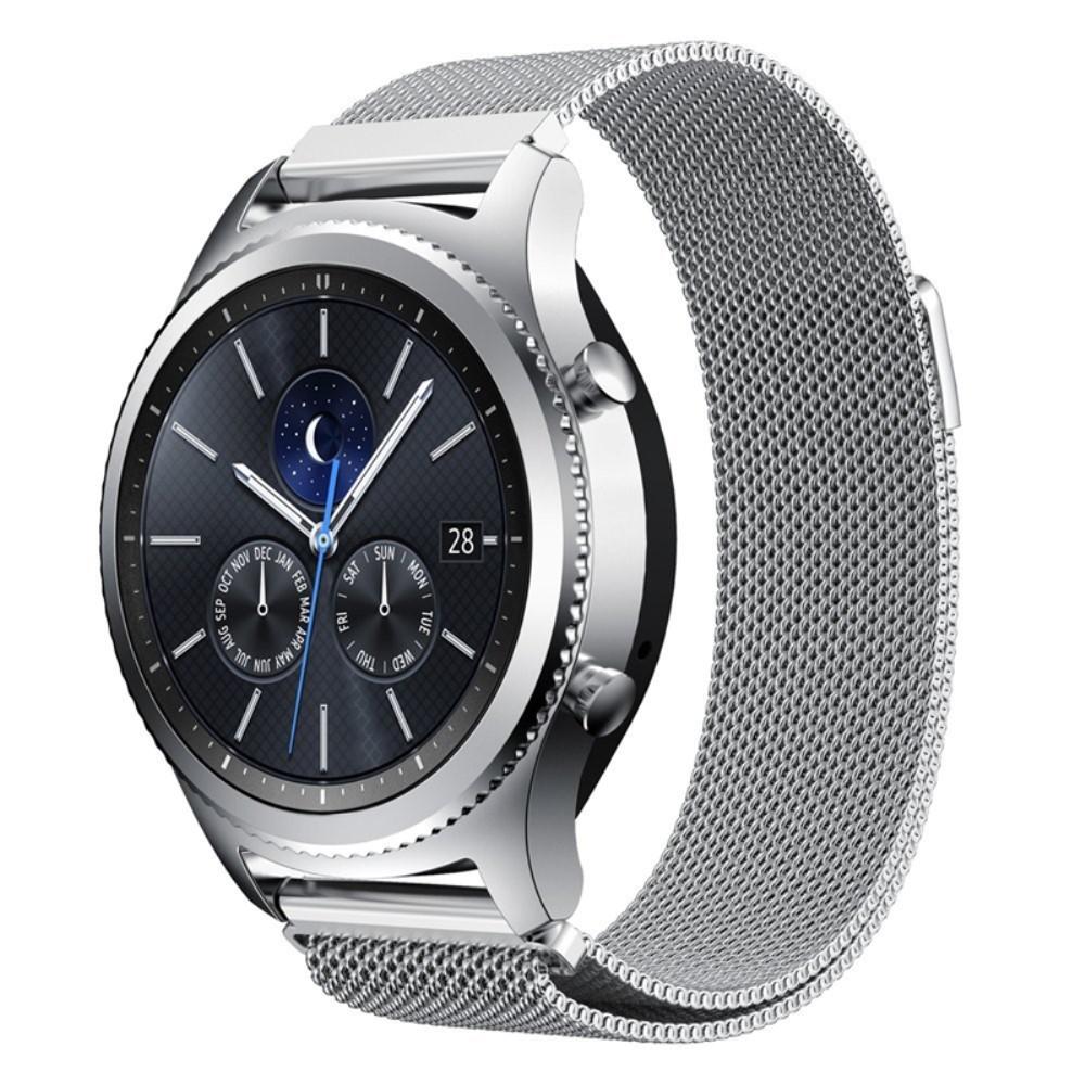 Samsung Gear S3 Frontier/S3 Classic Reim Milanese Loop sølv