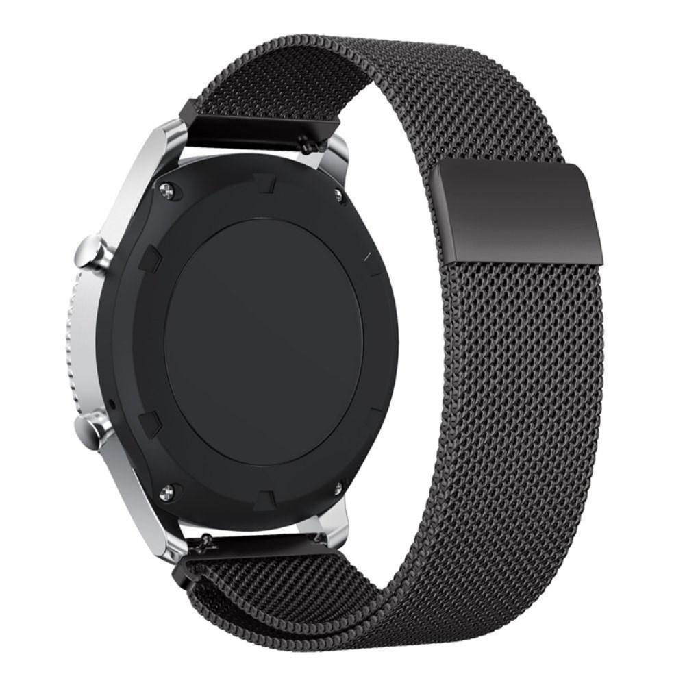 Samsung Gear S3 Frontier/S3 Classic Reim Milanese Loop svart