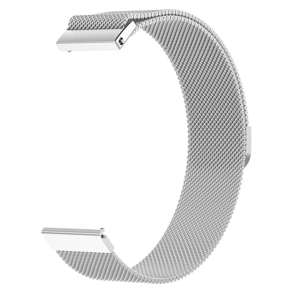 Samsung Galaxy Watch 42mm Reim Milanese Loop sølv