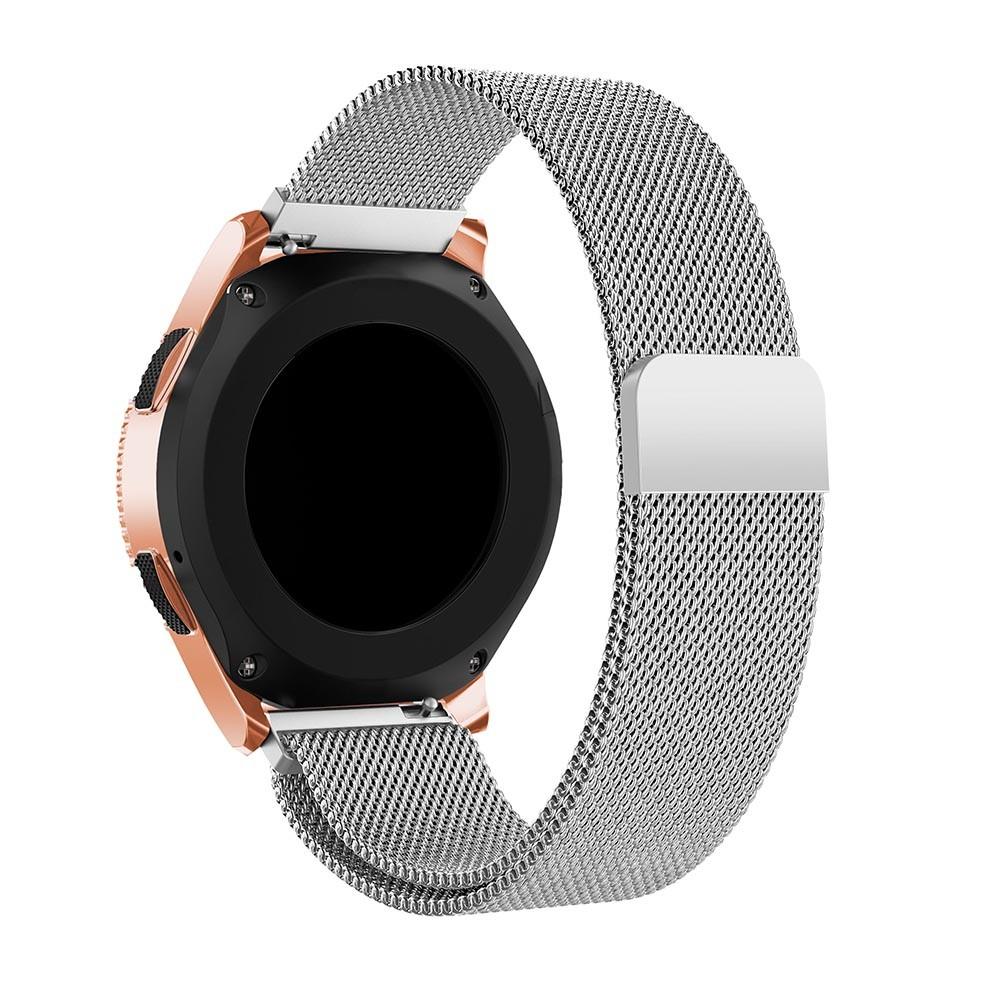 Samsung Galaxy Watch 42mm Reim Milanese Loop sølv