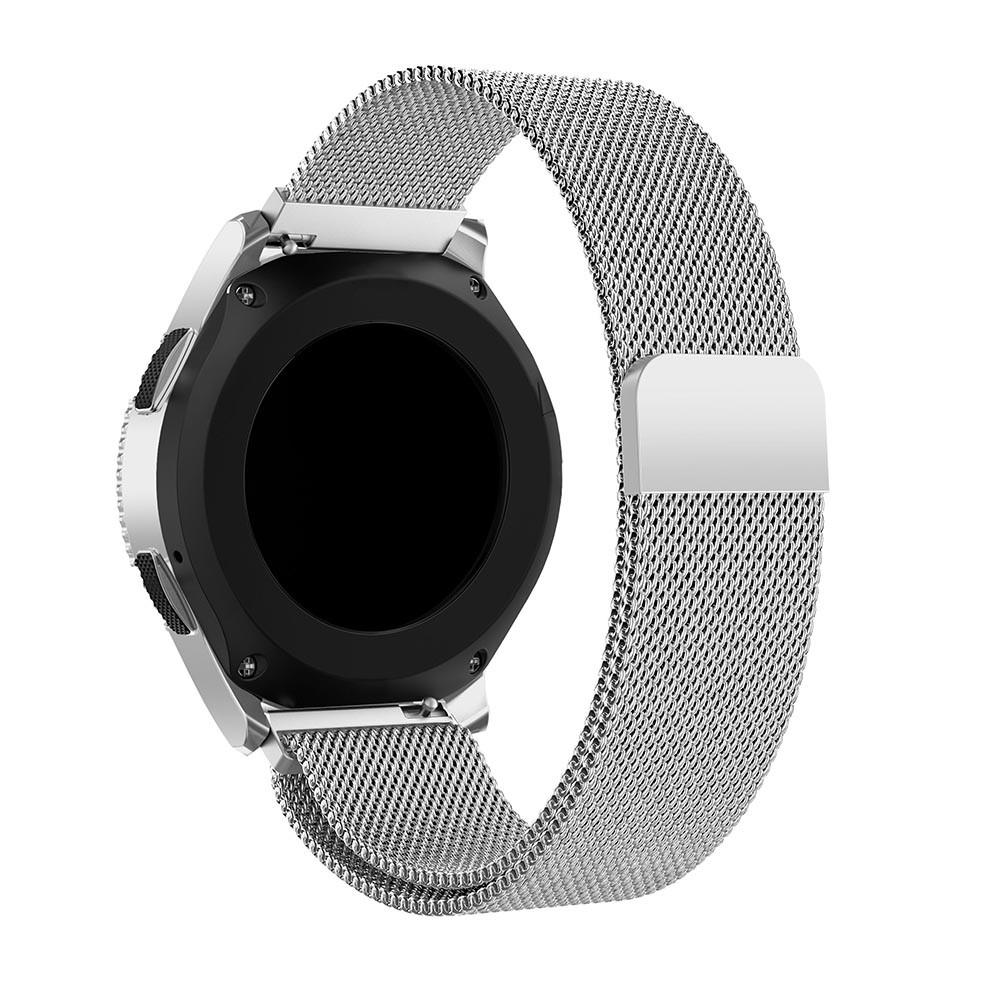 Samsung Galaxy Watch 46mm Reim Milanese Loop Sølv