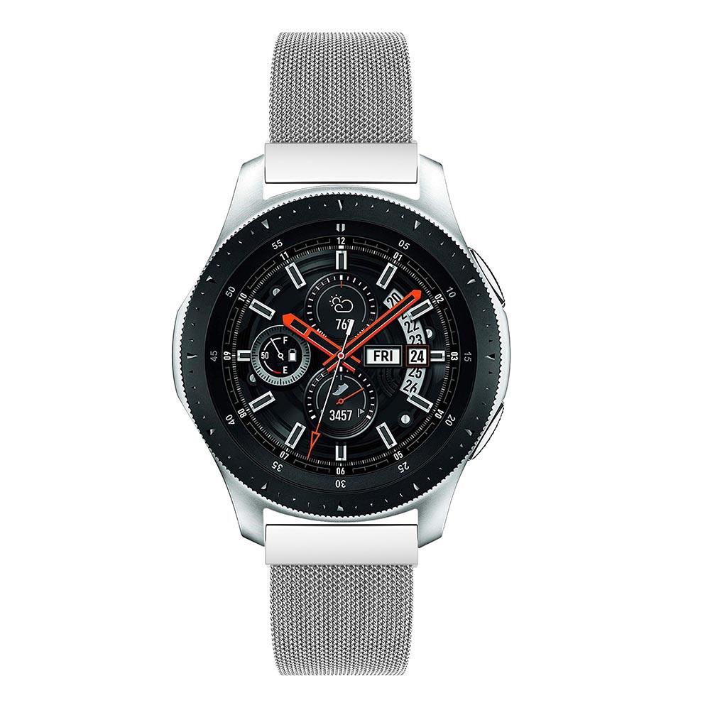 Samsung Galaxy Watch 46mm Reim Milanese Loop Sølv