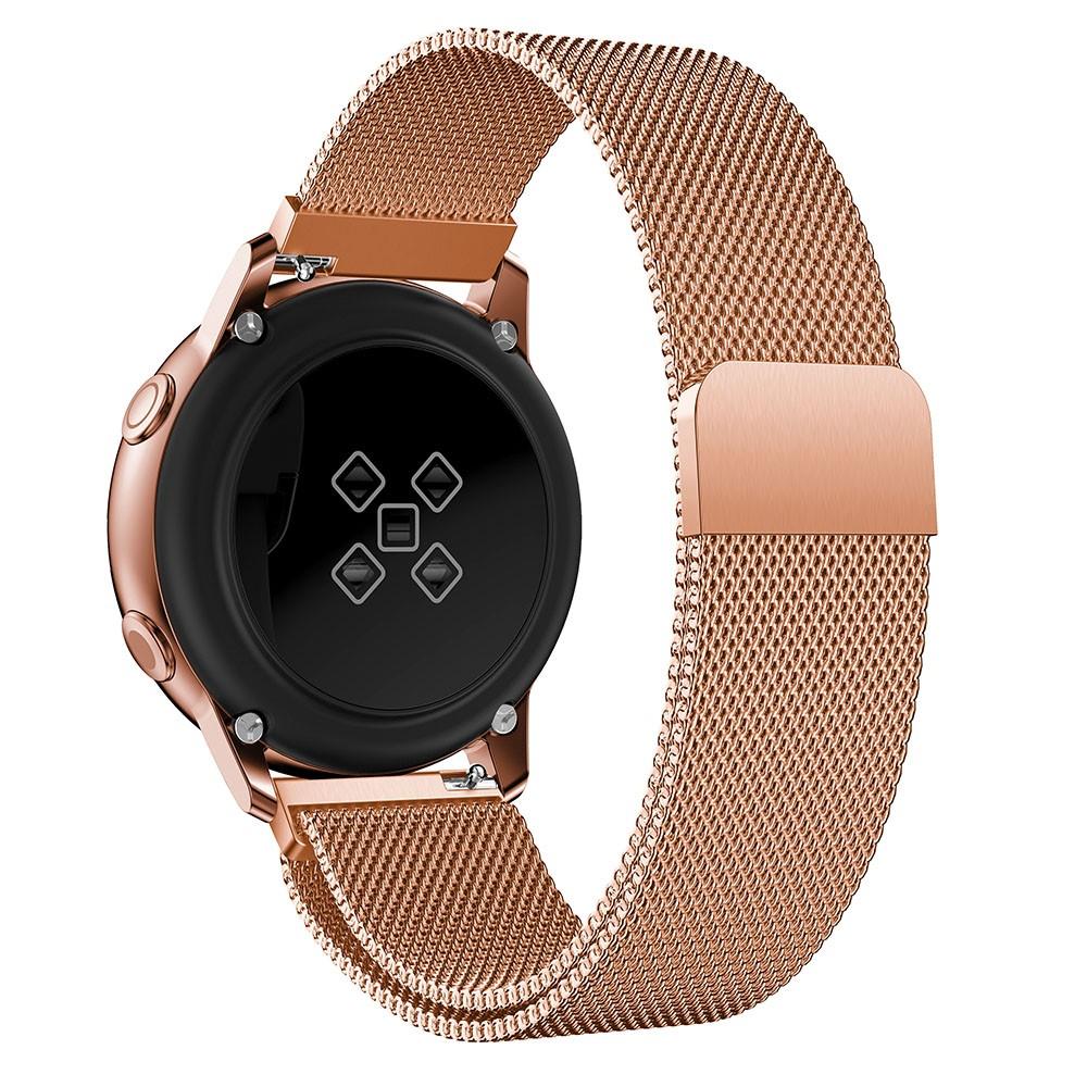 Samsung Galaxy Watch Active Reim Milanese Loop rosegull