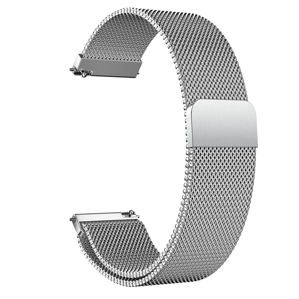 Samsung Galaxy Watch Active Reim Milanese Loop sølv