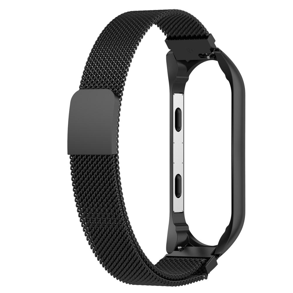 Xiaomi Mi Band 3/4 Reim Milanese Loop svart