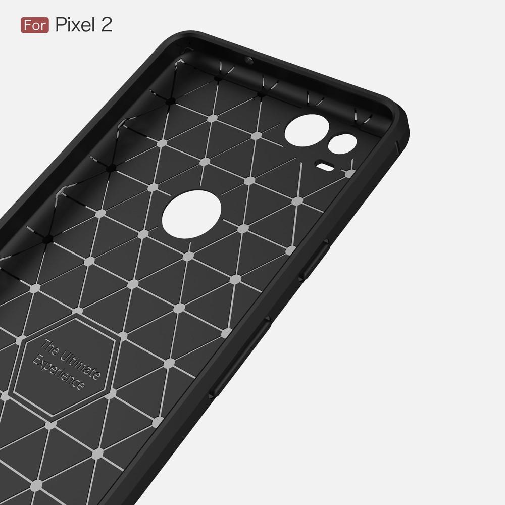 Google Pixel 2 Deksel TPU Brushed Svart