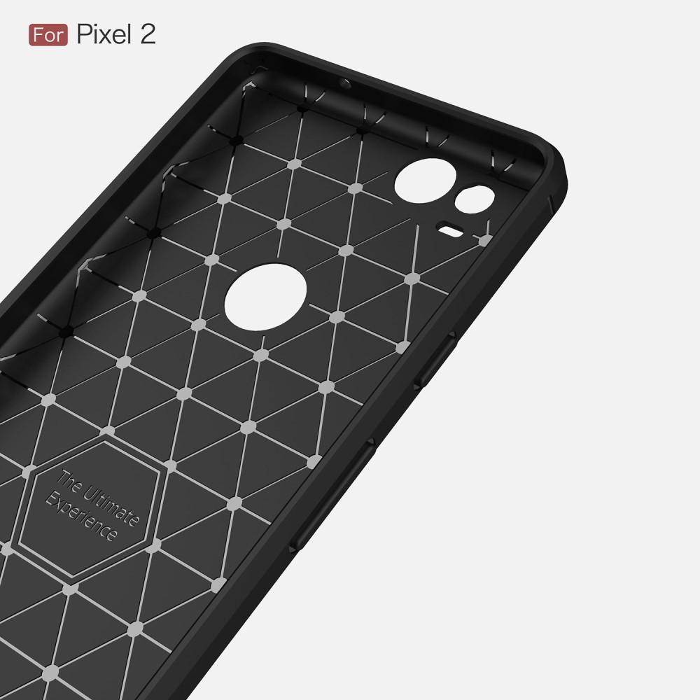 Brushed TPU Deksel Google Pixel 2 black