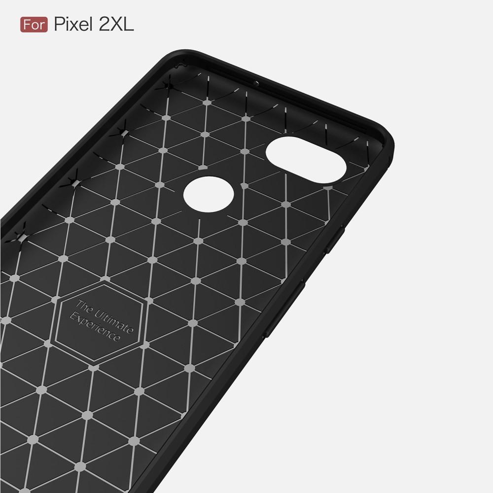 Brushed TPU Deksel Google Pixel 2 XL black