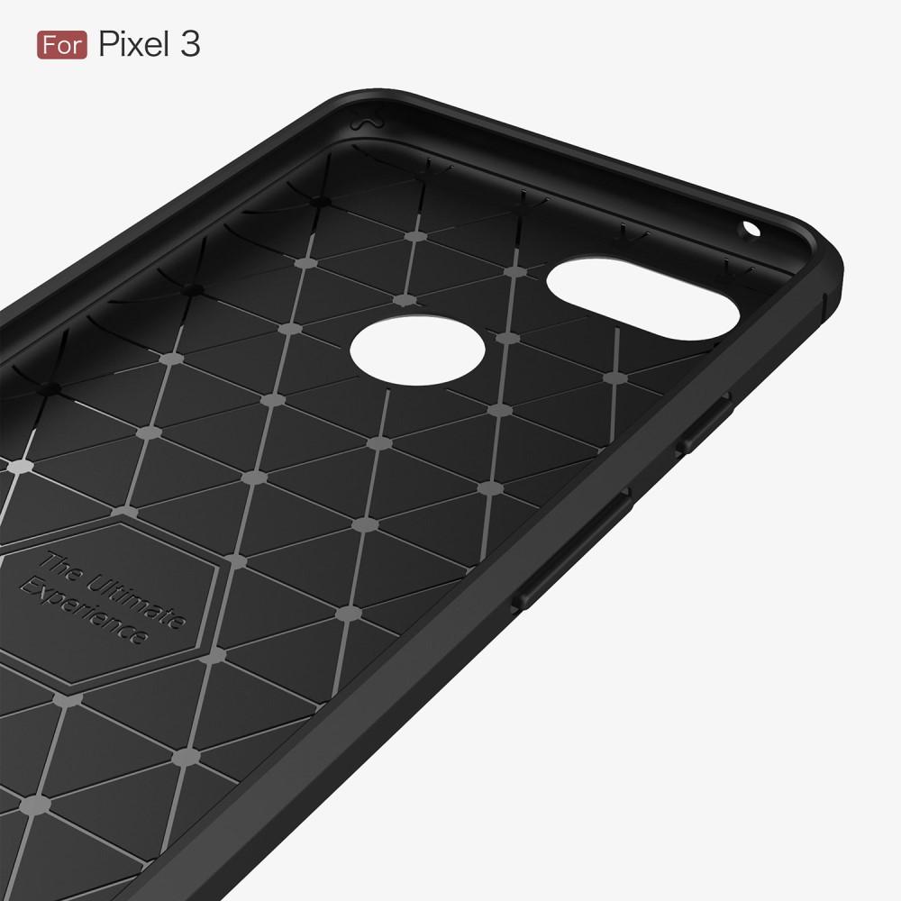 Brushed TPU Deksel Google Pixel 3 black