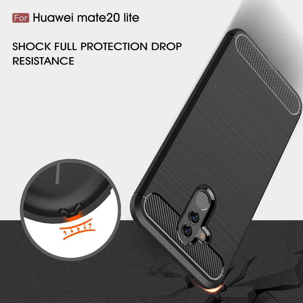Brushed TPU Deksel Huawei Mate 20 Lite black