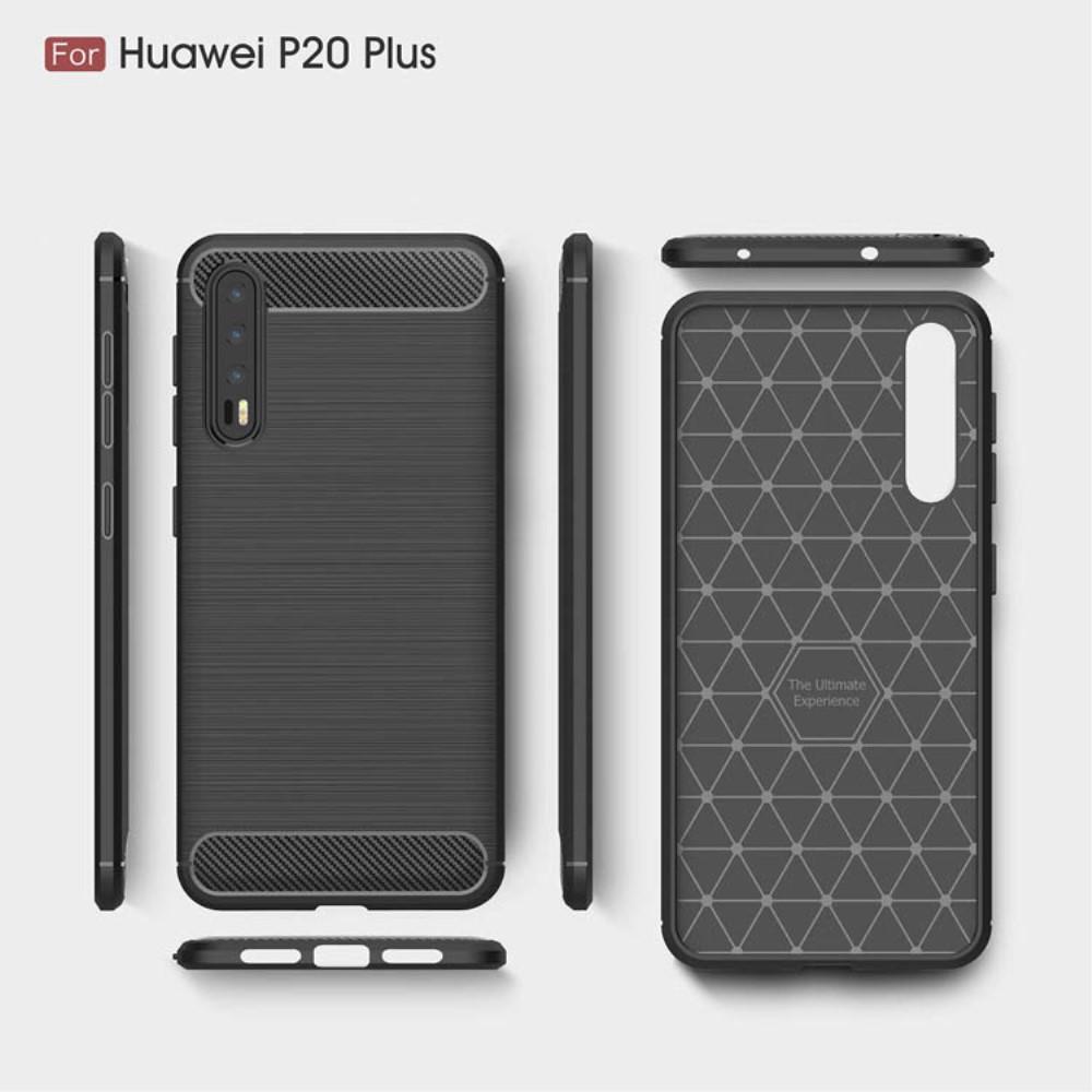 Brushed TPU Deksel Huawei P20 Pro black