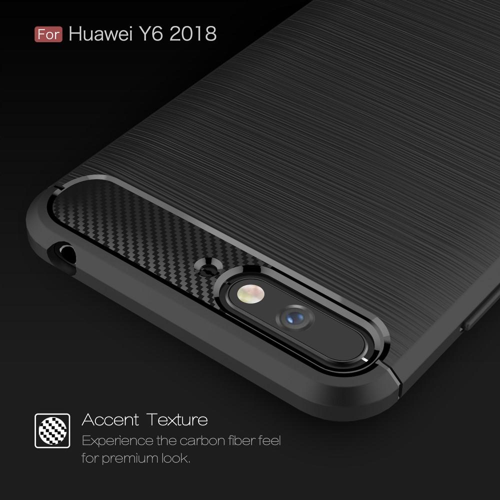 Brushed TPU Deksel Huawei Y6 2018 black
