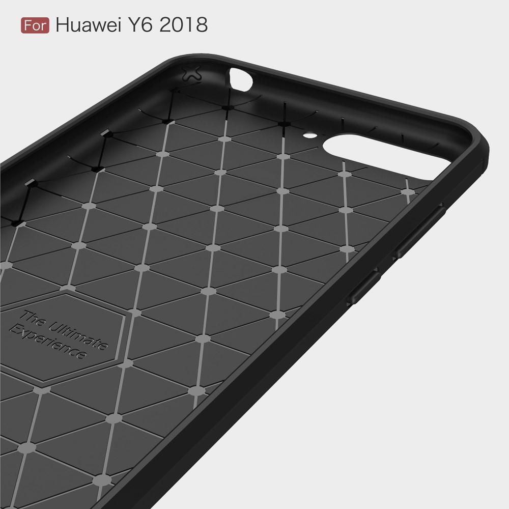 Brushed TPU Deksel Huawei Y6 2018 black