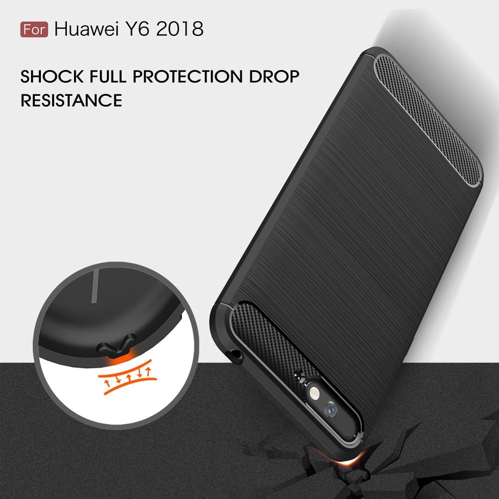 Brushed TPU Deksel Huawei Y6 2018 black