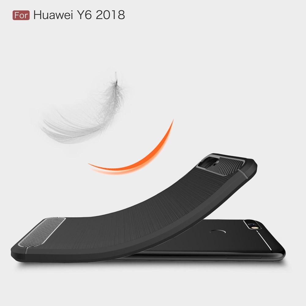 Brushed TPU Deksel Huawei Y6 2018 black