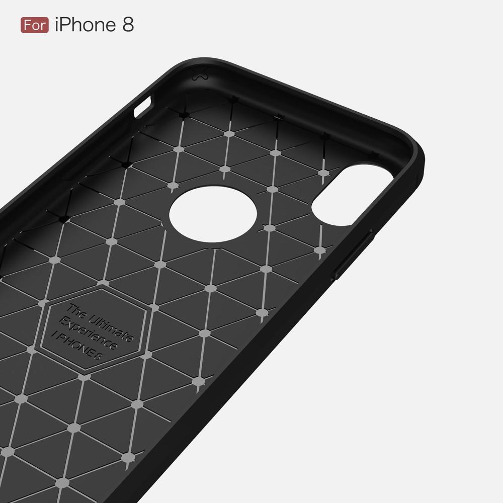 Brushed TPU Deksel iPhone X/XS black