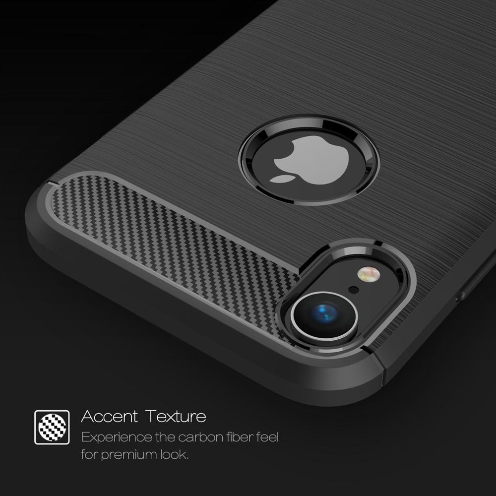 Brushed TPU Deksel iPhone XR black