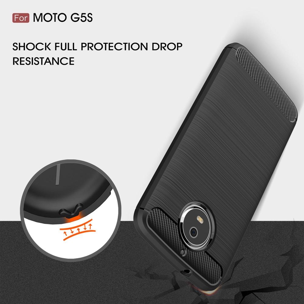 Brushed TPU Deksel Moto G5S black