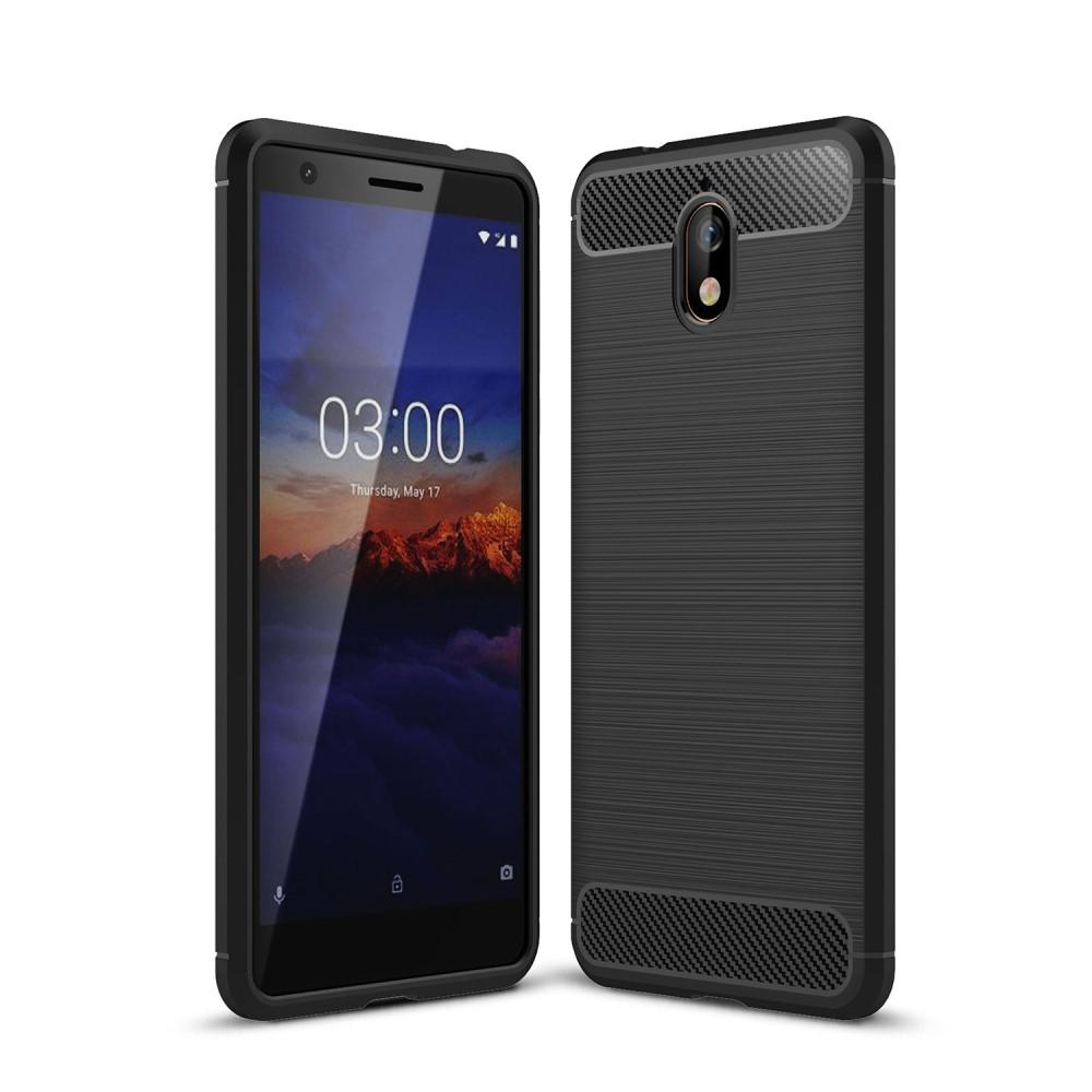 Brushed TPU Deksel Nokia 3.1 black