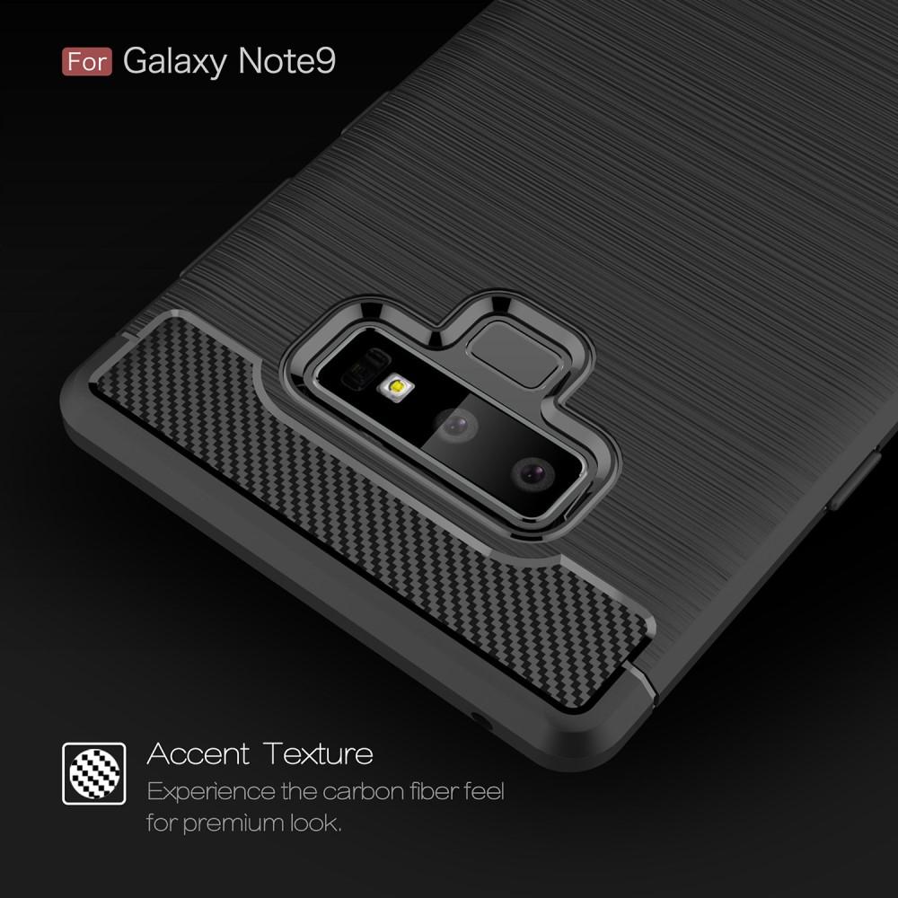 Brushed TPU Deksel Samsung Galaxy Note 9 black