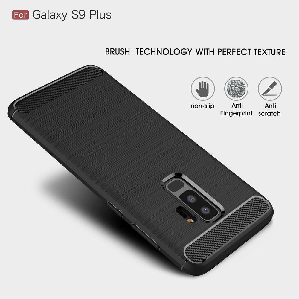 Brushed TPU Deksel Samsung Galaxy S9 Plus black