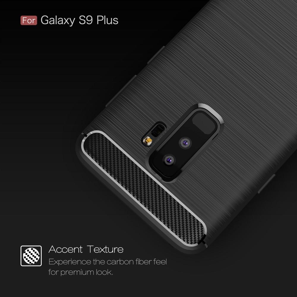Brushed TPU Deksel Samsung Galaxy S9 Plus black