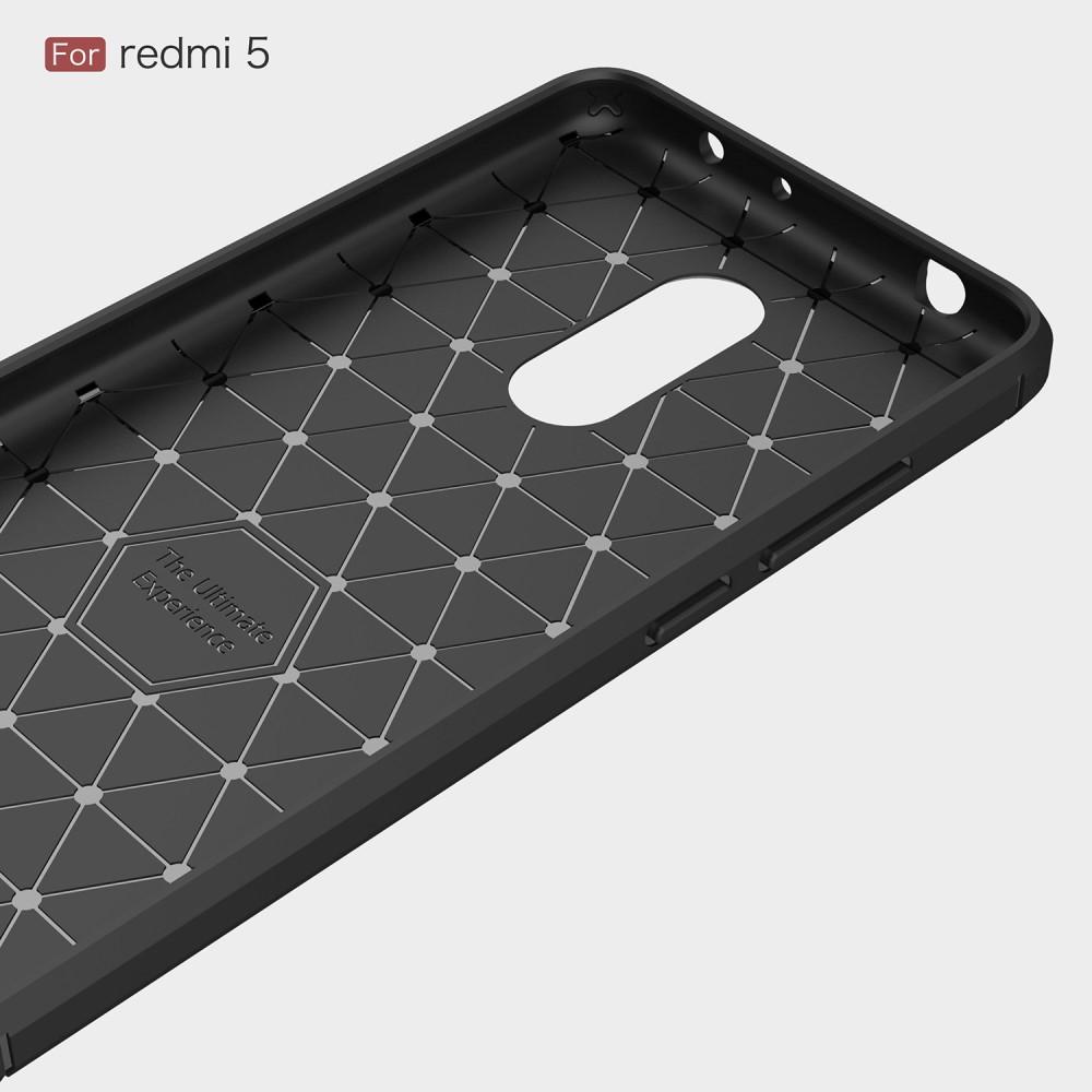 Brushed TPU Deksel Xiaomi Redmi 5 black