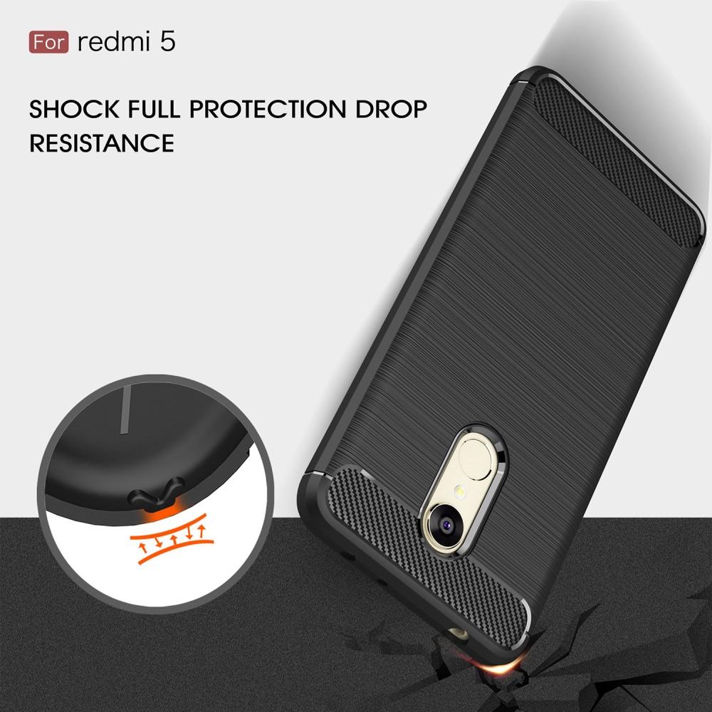 Brushed TPU Deksel Xiaomi Redmi 5 black