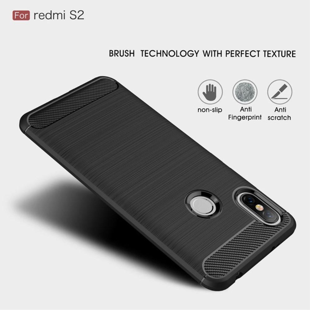 Brushed TPU Deksel Xiaomi Redmi S2 black