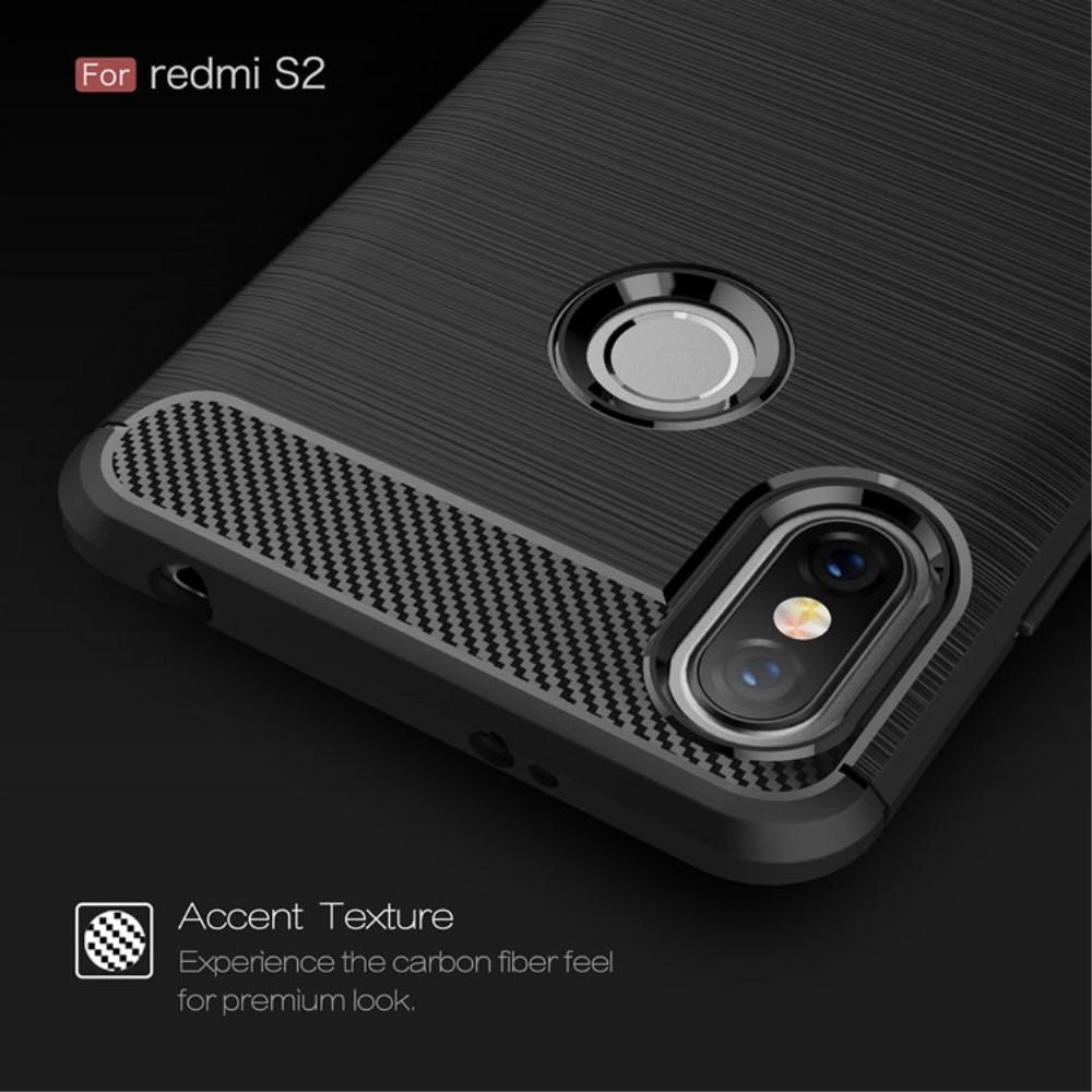 Brushed TPU Deksel Xiaomi Redmi S2 black