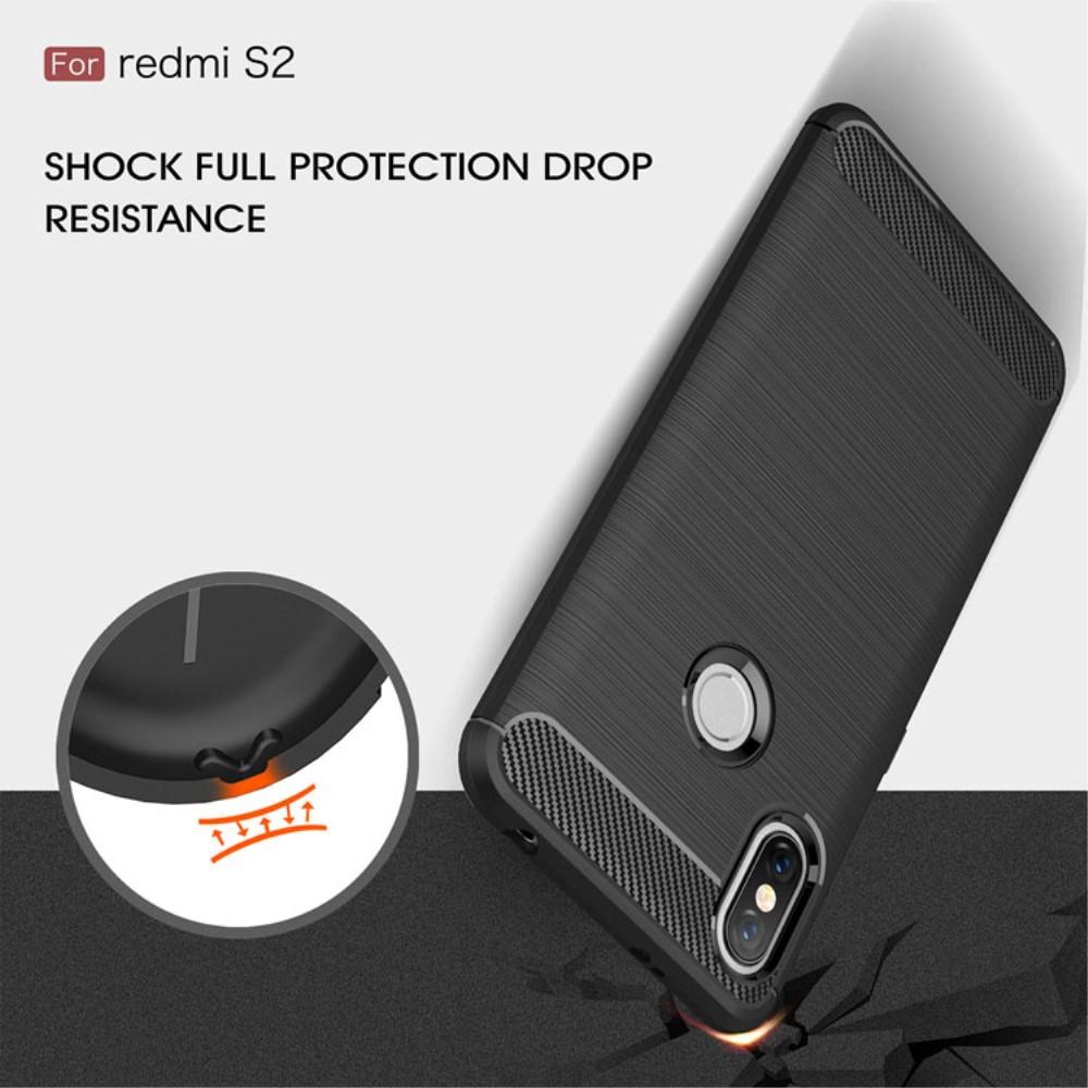 Brushed TPU Deksel Xiaomi Redmi S2 black