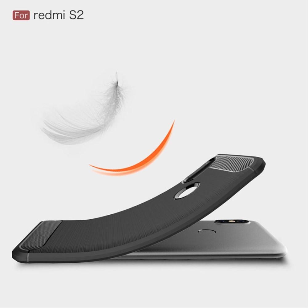 Brushed TPU Deksel Xiaomi Redmi S2 black